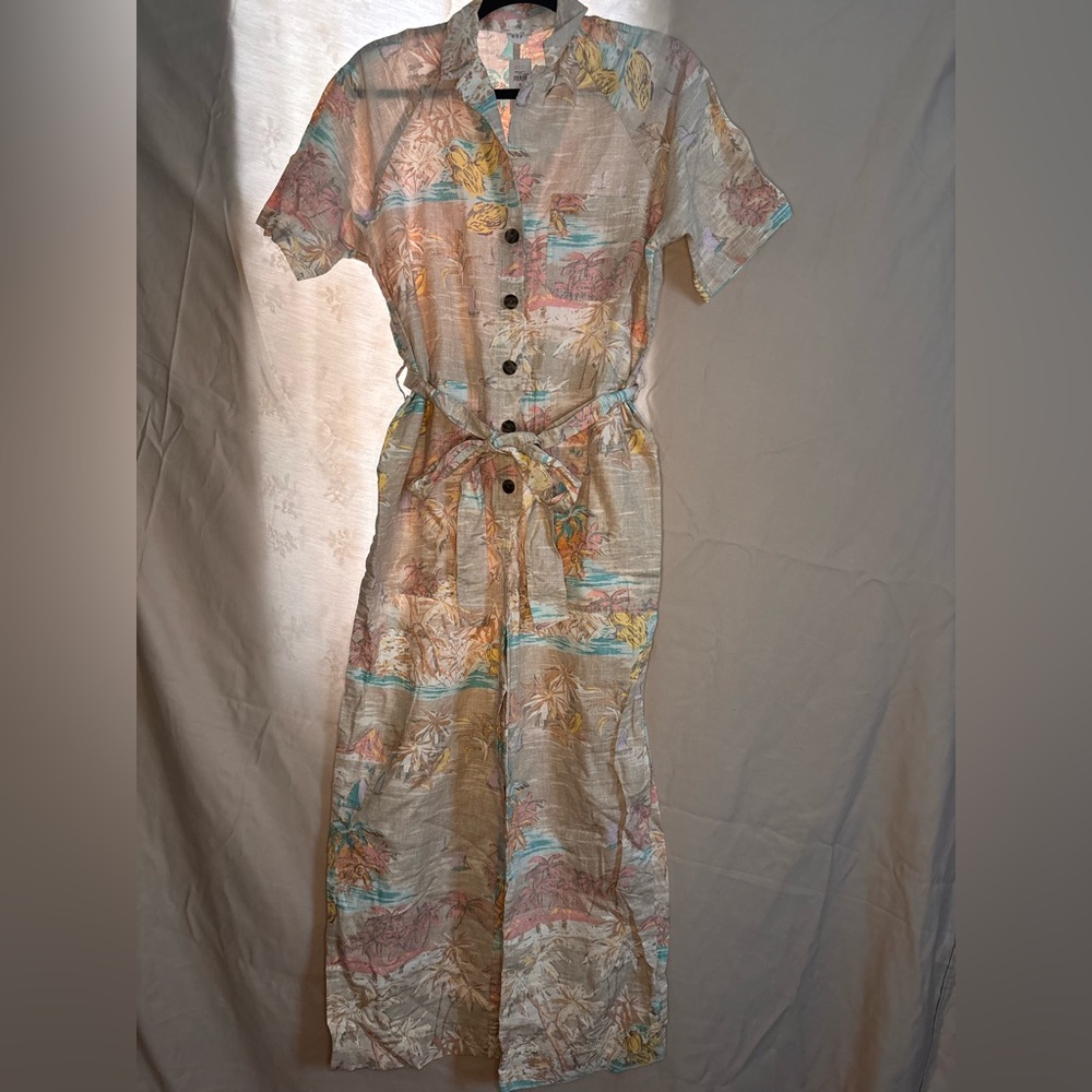 GAP Palm Tree Print Jumpsuit